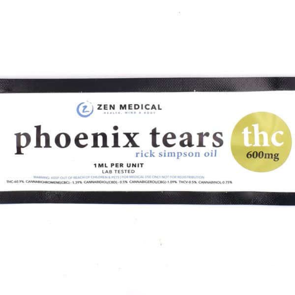 zen medical phoenix tears thc 600mg 2