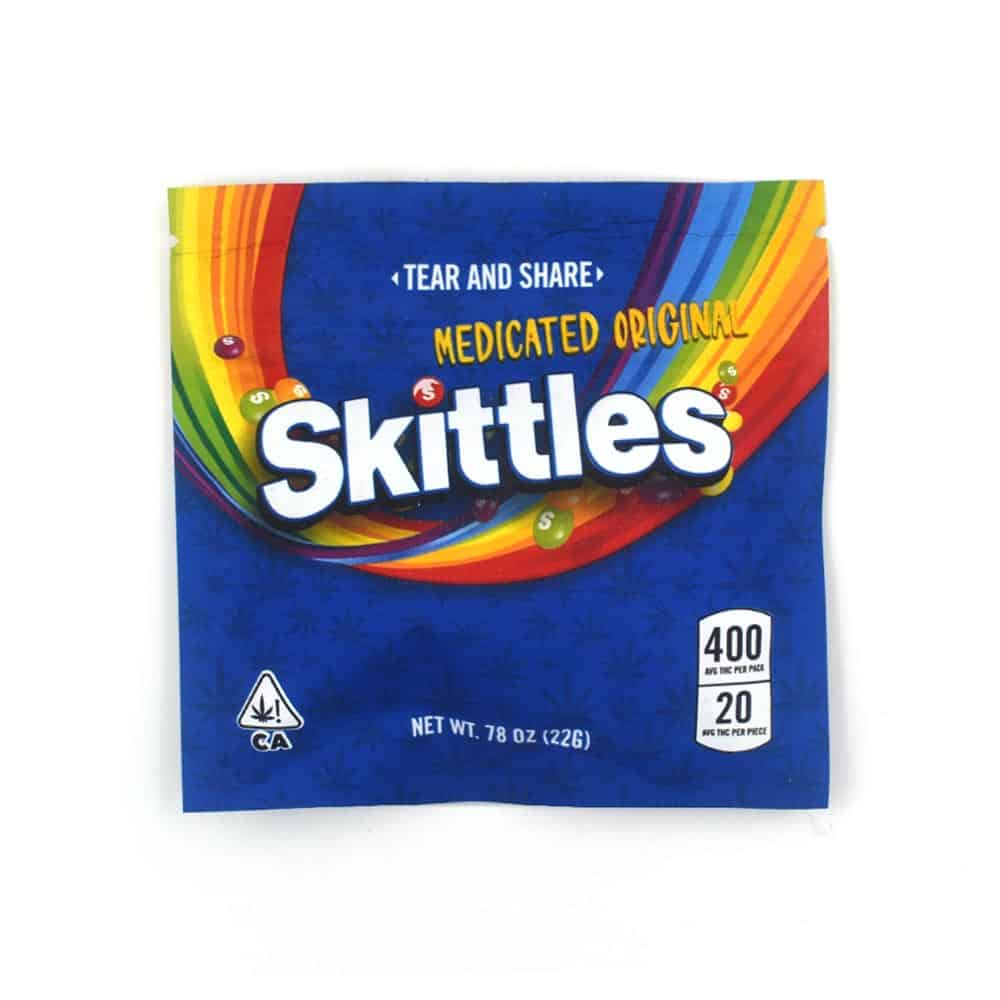 Meddicated Original Skittle Flavour (400mg THC)
