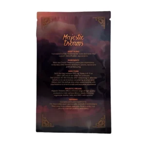 Majestic Dreams Tea Bag 500mg 15 majesticdreams tea 500mg berrynewme back