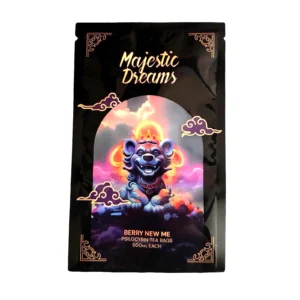 Majestic Dreams Tea Bag 500mg 10 majesticdreams tea 500mg berrynewme front 1