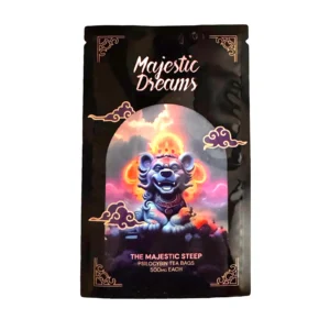 Majestic Dreams Tea Bag 500mg 12 majesticdreams tea 500mg steep front 1