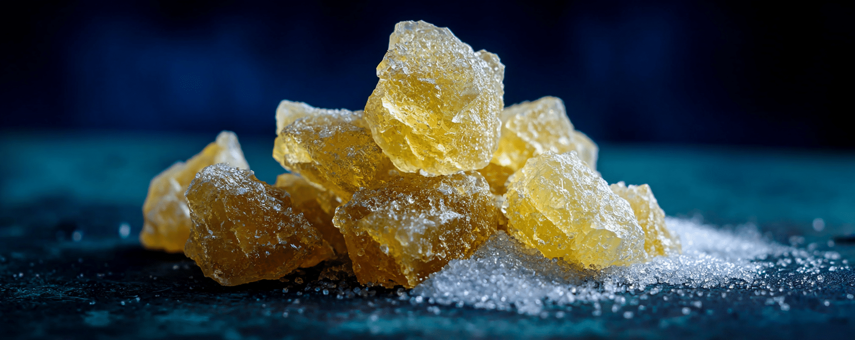 THC diamond pile A nice pile of golden THC diamonds.
